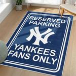 mlb new york yankees area rug non slip baseball carpet home decor gift idea for fans living room nyy126