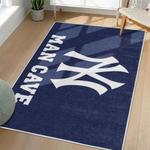 mlb new york yankees area rug non slip baseball carpet home decor gift idea for fans living room nyy130