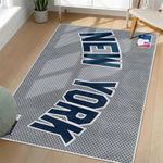 mlb new york yankees area rug non slip baseball carpet home decor gift idea for fans living room nyy148