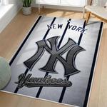 mlb new york yankees area rug non slip baseball carpet home decor gift idea for fans living room nyy152