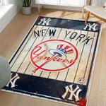 mlb new york yankees area rug non slip baseball carpet home decor gift idea for fans living room nyy153