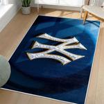 mlb new york yankees area rug non slip baseball carpet home decor gift idea for fans living room nyy157