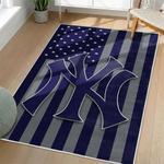mlb new york yankees area rug non slip baseball carpet home decor gift idea for fans living room nyy160
