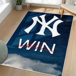 mlb new york yankees area rug non slip baseball carpet home decor gift idea for fans living room nyy171