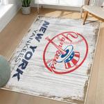 mlb new york yankees area rug non slip baseball carpet home decor gift idea for fans living room nyy2