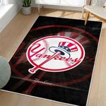 mlb new york yankees area rug non slip baseball carpet home decor gift idea for fans living room nyy25