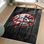 mlb new york yankees area rug non slip baseball carpet home decor gift idea for fans living room nyy28