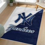 mlb new york yankees area rug non slip baseball carpet home decor gift idea for fans living room nyy34