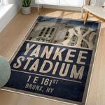 mlb new york yankees area rug non slip baseball carpet home decor gift idea for fans living room nyy48