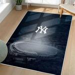 mlb new york yankees area rug non slip baseball carpet home decor gift idea for fans living room nyy5