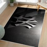 mlb new york yankees area rug non slip baseball carpet home decor gift idea for fans living room nyy52