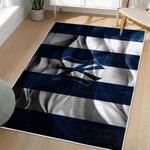 mlb new york yankees area rug non slip baseball carpet home decor gift idea for fans living room nyy65