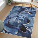 mlb new york yankees area rug non slip baseball carpet home decor gift idea for fans living room nyy73