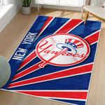 mlb new york yankees area rug non slip baseball carpet home decor gift idea for fans living room nyy77