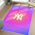 mlb new york yankees area rug non slip baseball carpet home decor gift idea for fans living room nyy81
