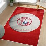 mlb new york yankees area rug non slip baseball carpet home decor gift idea for fans living room nyy9