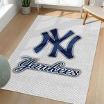 mlb new york yankees area rug non slip baseball carpet home decor gift idea for fans living room nyy94