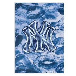 mlb new york yankees area rug non slip baseball carpet home decor gift idea for fans nyy102