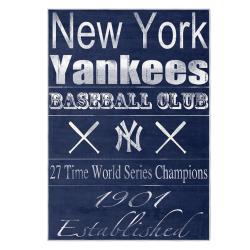 mlb new york yankees area rug non slip baseball carpet home decor gift idea for fans nyy104