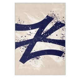 mlb new york yankees area rug non slip baseball carpet home decor gift idea for fans nyy105