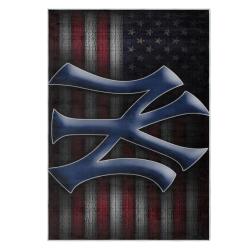 mlb new york yankees area rug non slip baseball carpet home decor gift idea for fans nyy116
