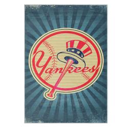 mlb new york yankees area rug non slip baseball carpet home decor gift idea for fans nyy133