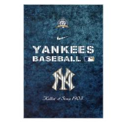 mlb new york yankees area rug non slip baseball carpet home decor gift idea for fans nyy147