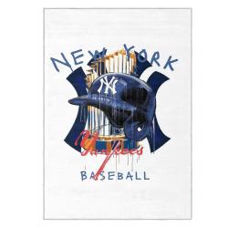 mlb new york yankees area rug non slip baseball carpet home decor gift idea for fans nyy154