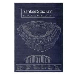 mlb new york yankees area rug non slip baseball carpet home decor gift idea for fans nyy156
