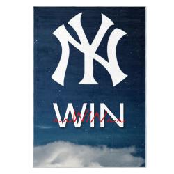 mlb new york yankees area rug non slip baseball carpet home decor gift idea for fans nyy171