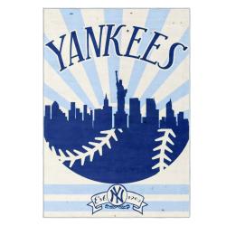 mlb new york yankees area rug non slip baseball carpet home decor gift idea for fans nyy41