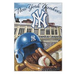 mlb new york yankees area rug non slip baseball carpet home decor gift idea for fans nyy42
