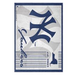 mlb new york yankees area rug non slip baseball carpet home decor gift idea for fans nyy57
