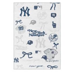 mlb new york yankees area rug non slip baseball carpet home decor gift idea for fans nyy60