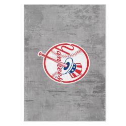 mlb new york yankees area rug non slip baseball carpet home decor gift idea for fans nyy62