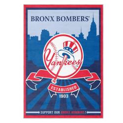 mlb new york yankees area rug non slip baseball carpet home decor gift idea for fans nyy7