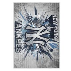 mlb new york yankees area rug non slip baseball carpet home decor gift idea for fans nyy70