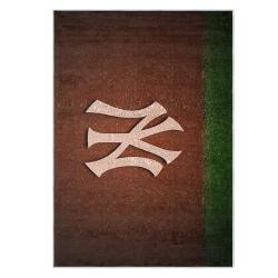 mlb new york yankees area rug non slip baseball carpet home decor gift idea for fans nyy71