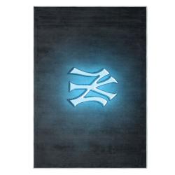 mlb new york yankees area rug non slip baseball carpet home decor gift idea for fans nyy72
