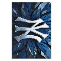 mlb new york yankees area rug non slip baseball carpet home decor gift idea for fans nyy74