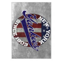 mlb new york yankees area rug non slip baseball carpet home decor gift idea for fans nyy78