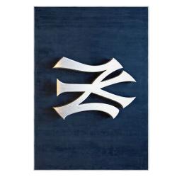 mlb new york yankees area rug non slip baseball carpet home decor gift idea for fans nyy79