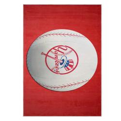 mlb new york yankees area rug non slip baseball carpet home decor gift idea for fans nyy9