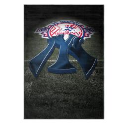 mlb new york yankees area rug non slip baseball carpet home decor gift idea for fans nyy90