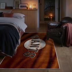 mlb san francisco giants area rug non slip baseball carpet home decor gift idea for fans bedroom sfg103