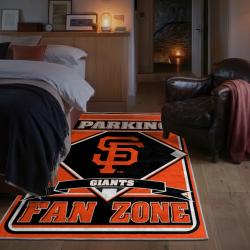 mlb san francisco giants area rug non slip baseball carpet home decor gift idea for fans bedroom sfg108