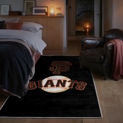 mlb san francisco giants area rug non slip baseball carpet home decor gift idea for fans bedroom sfg111