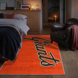 mlb san francisco giants area rug non slip baseball carpet home decor gift idea for fans bedroom sfg112