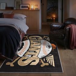 mlb san francisco giants area rug non slip baseball carpet home decor gift idea for fans bedroom sfg113