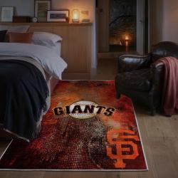 mlb san francisco giants area rug non slip baseball carpet home decor gift idea for fans bedroom sfg114